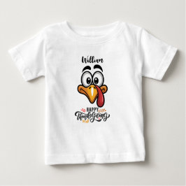 Camiseta De Bebé Divertido Personalizado personalizado de la turca 