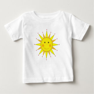 Camiseta De Bebé Divertido Sun Ruffle Toddler Vestido