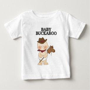 Camiseta De Bebé Divertido tema occidental Lil' Cowpoke bebé Buckar