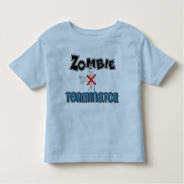 Camiseta De Bebé Divertido Zombie Terminator Kids