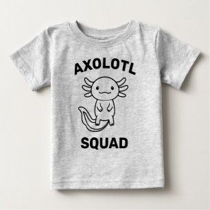 Camiseta De Bebé Divi squad de Axolotl lindo gracioso fiesta editab