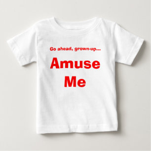 Camiseta De Bebé Diviértame