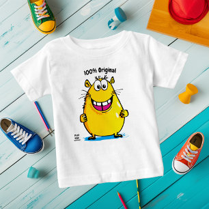 Camiseta De Bebé Diviértete con etiqueta personalizable de capybara