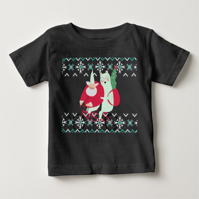 Camiseta De Bebé Diviértete Papá Noel Navidad Fiestas (Anverso)