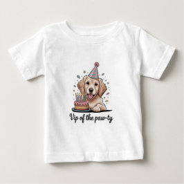 Camiseta De Bebé Diviértete "VIP de la Paw-fiesta" Cumpleaños de Pe