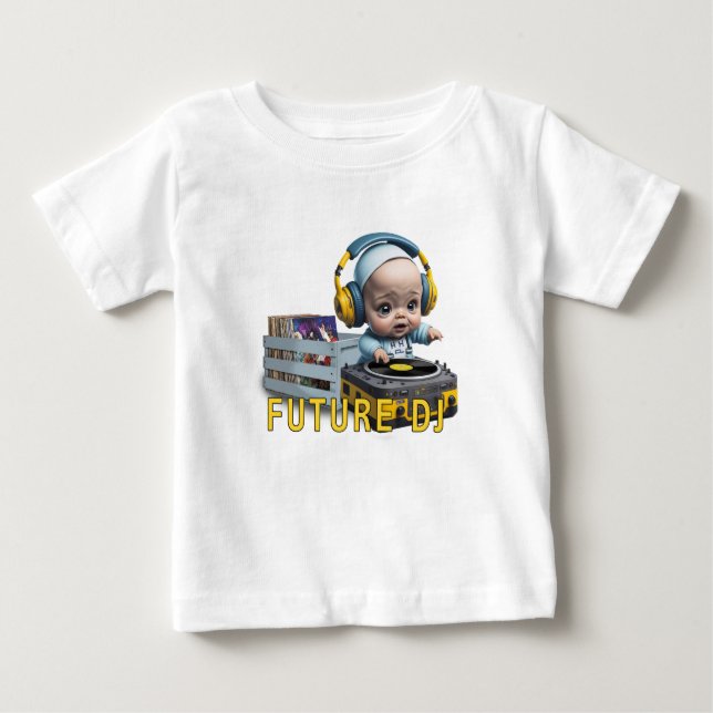 Camiseta De Bebé Dj Futuro (Anverso)