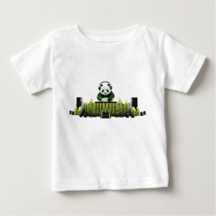 Camiseta De Bebé DJ Panda actuando en el escenario del Festival de 