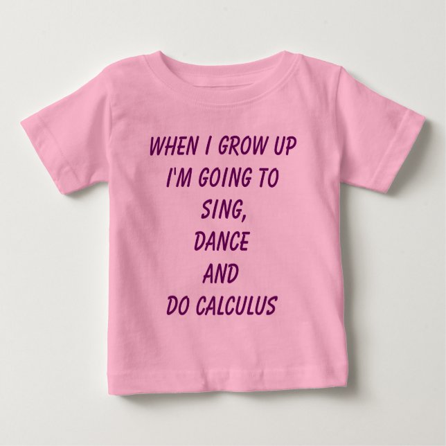 Camiseta De Bebé Do Calculus - Chica Power baby tee (Anverso)