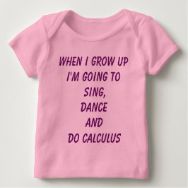 Camiseta De Bebé Do Calculus - Chica Power baby tee