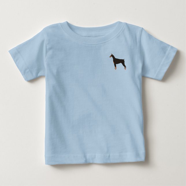 Camiseta De Bebé Doberman (Anverso)