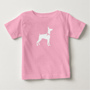 Camiseta De Bebé Dobermann Pinscher Dog Baby Shower Puppy Dobie