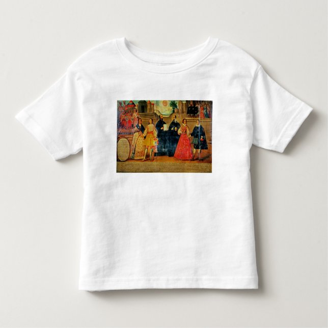 Camiseta De Bebé Doble boda entre dos mujeres incas (Anverso)