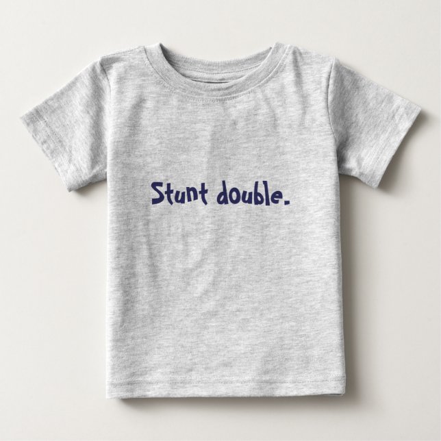 Camiseta De Bebé Doble del truco (Anverso)