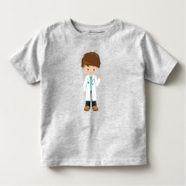 Camiseta De Bebé Doctor, Bata de Laboratorio, Medicina, Niño Adorab