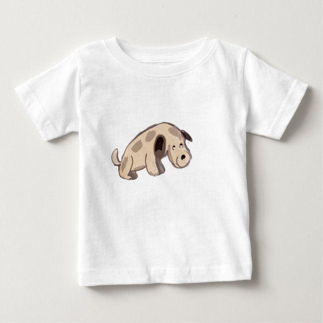 Camiseta De Bebé Dog Funny (Anverso)