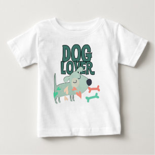 Camiseta De Bebé Dog Lover