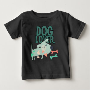 Camiseta De Bebé Dog Lover
