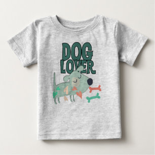 Camiseta De Bebé Dog Lover