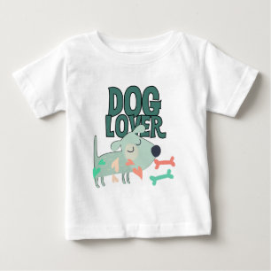 Camiseta De Bebé Dog Lover