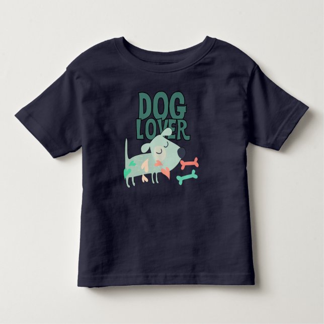Camiseta De Bebé Dog Lover (Anverso)