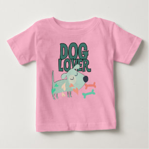 Camiseta De Bebé Dog Lover