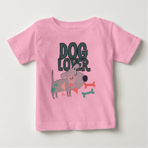 Camiseta De Bebé Dog Lover