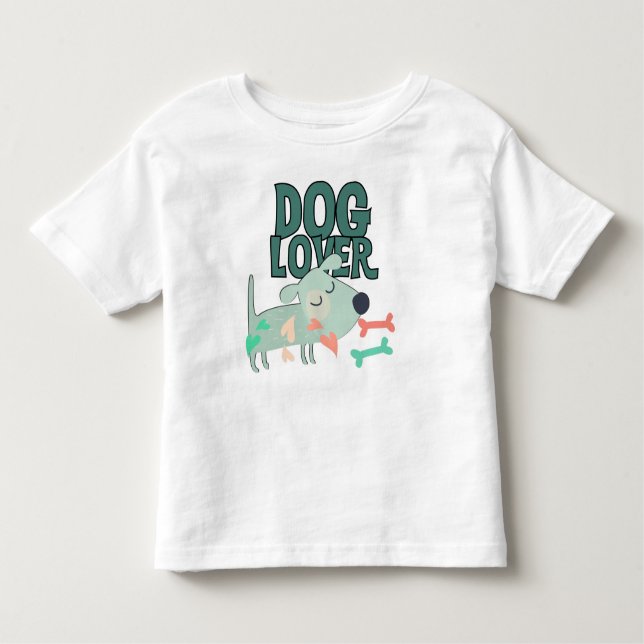 Camiseta De Bebé Dog Lover (Anverso)
