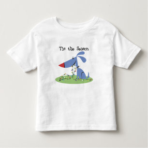 Camiseta De Bebé Dog Tis the Season Holiday Tshirts and Gifts