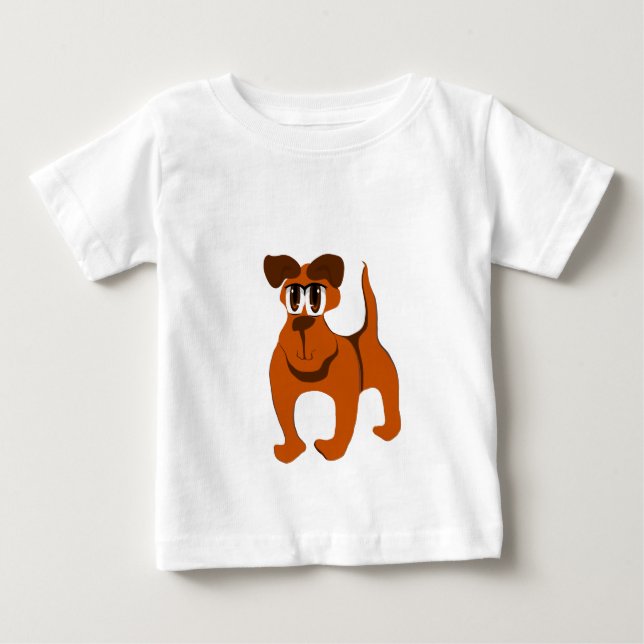 Camiseta De Bebé Doggie Business (Anverso)