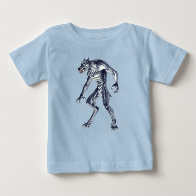 Camiseta De Bebé Dogman Cryptid Bebe (Anverso)