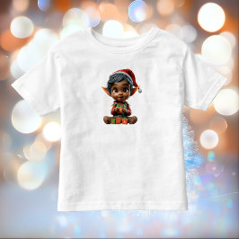 Camiseta De Bebé Doll Baby Navidades Elf Toddler's Tee