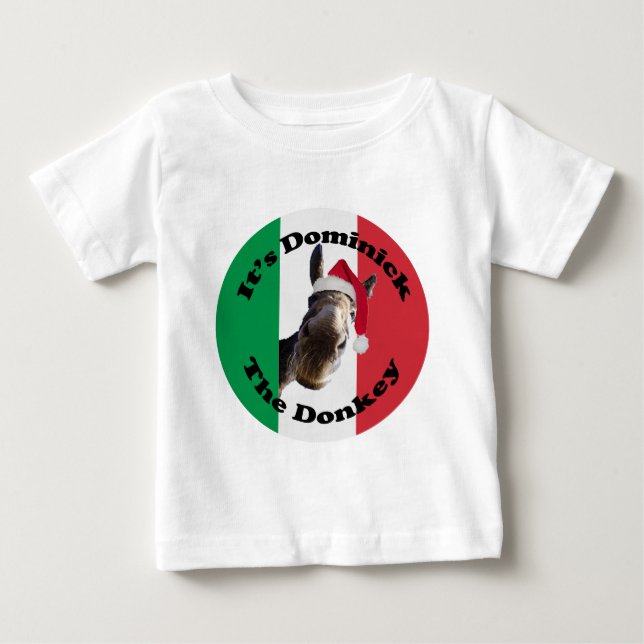 Camiseta De Bebé dominick el burro (Anverso)