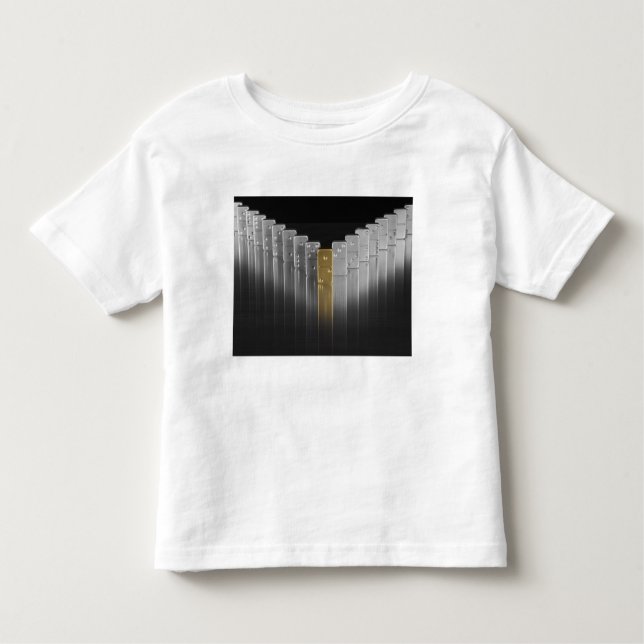 Camiseta De Bebé Dominós del oro y de la plata (Anverso)