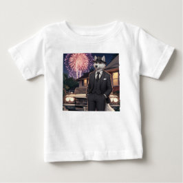 Camiseta De Bebé Don Lupo Canino "4 de Julio"