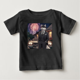 Camiseta De Bebé Don Lupo Canino "4 de julio"