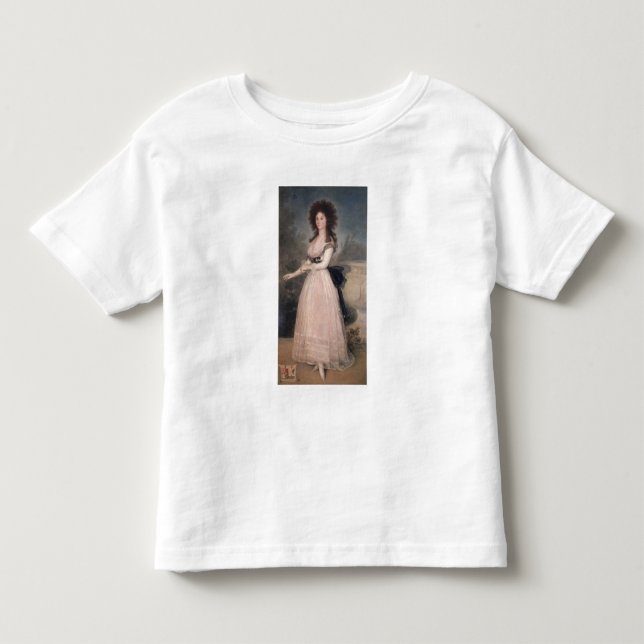 Camiseta De Bebé Dona Tadea AR de Francisco Jose de Goya y (Anverso)