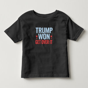 Camiseta De Bebé Donald Trump Ganó Acéptalo 2024 Trump Ganó 