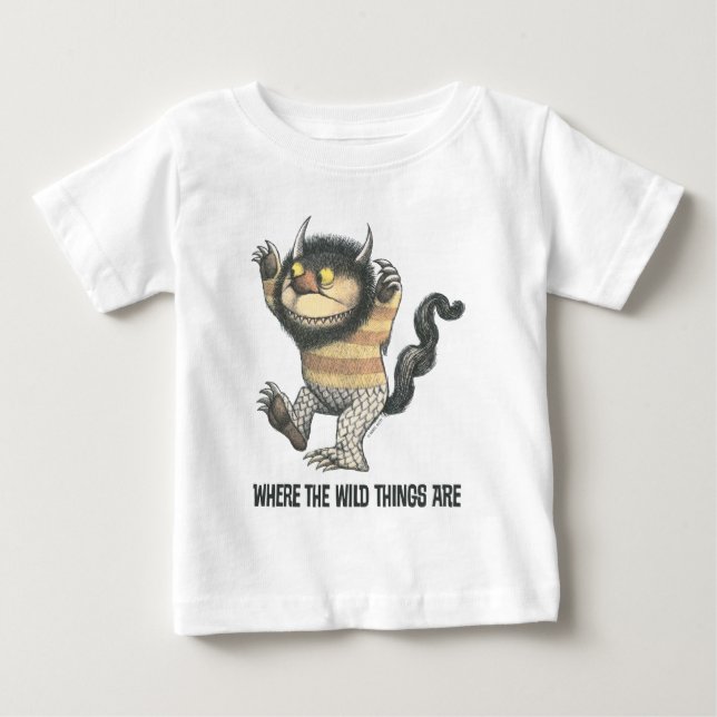 Camiseta De Bebé Donde están las cosas salvajes | Cosa salvaje (Anverso)