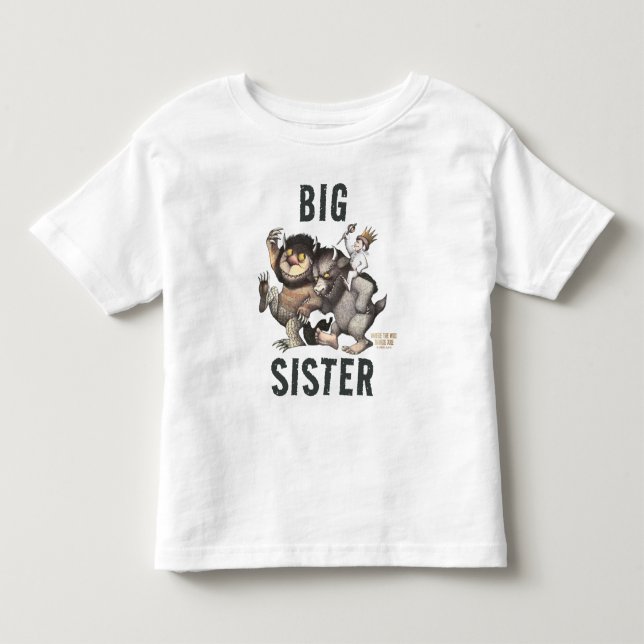 Camiseta De Bebé Donde están las cosas salvajes | Gran Hermana (Anverso)