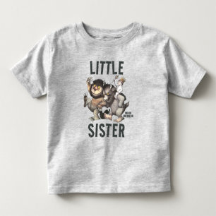 Camiseta De Bebé Donde están las cosas salvajes   Pequeña hermana