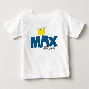 Camiseta De Bebé Donde las cosas salvajes   Max y Corona