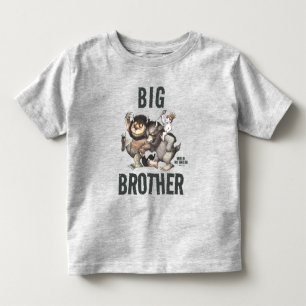 Camiseta De Bebé Donde viven los monstruos   Hermano mayor