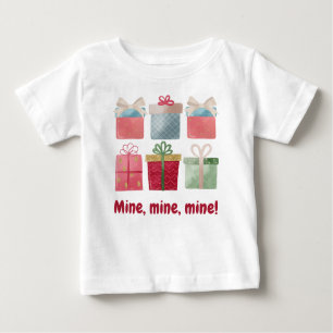 Camiseta De Bebé Dones de navidades graciosos míos, míos