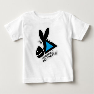 CAMISETA DE BEBÉ DONKEY !!! HIT THE PLAY BY MASANSER PIXELAT