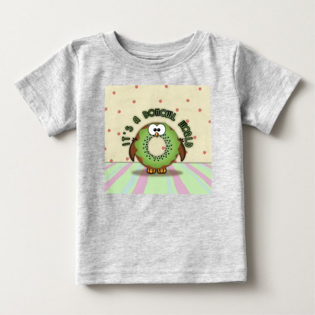 Camiseta De Bebé donowl kiwi - (Anverso)