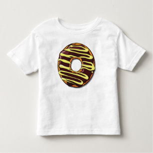Camiseta De Bebé Donut de chocolate, anillos, escarcha, glaseado, h