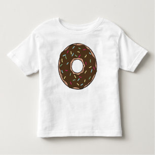 Camiseta De Bebé Donut de chocolate, anillos, glaseos, gritos, roci