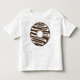 Camiseta De Bebé Donut de chocolate, anillos, gritos, escarcha, gla