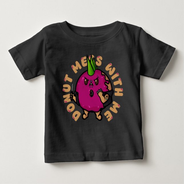 Camiseta De Bebé Donut Mess conmigo (Anverso)