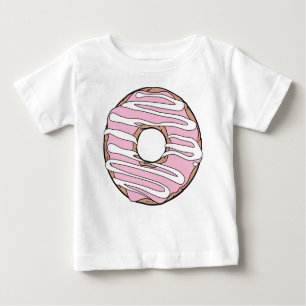 Camiseta De Bebé Donut Rosado, Aceite, Aluminio, Grito, Escarcha